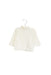 A White Long Sleeve Tops from Chloe in size 6-12M for girl. (Front View)