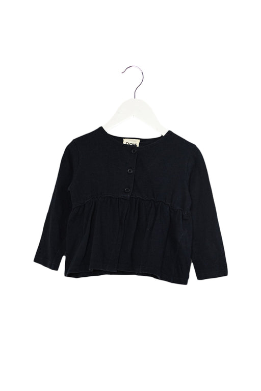 A Navy Long Sleeve Tops from DOUUOD in size 2T for girl. (Front View)