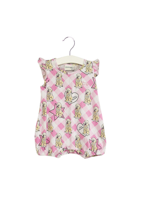A Pink Rompers from Peter Alexander in size 6-12M for girl. (Front View)