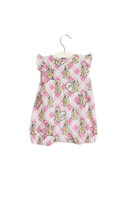 A Pink Rompers from Peter Alexander in size 6-12M for girl. (Back View)