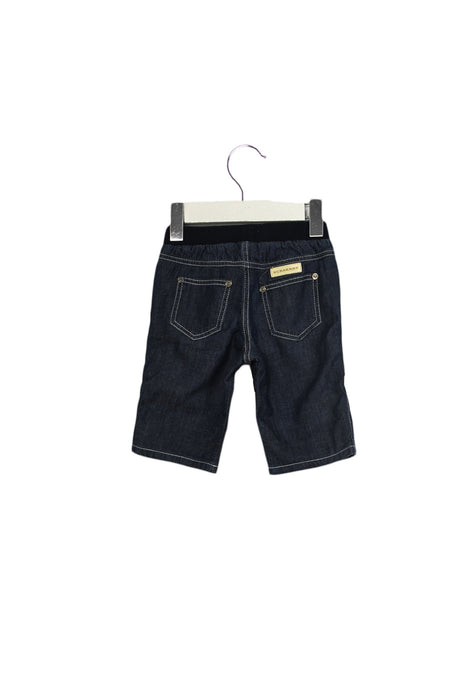 A Navy Shorts from Burberry in size 0-3M for boy. (Back View)