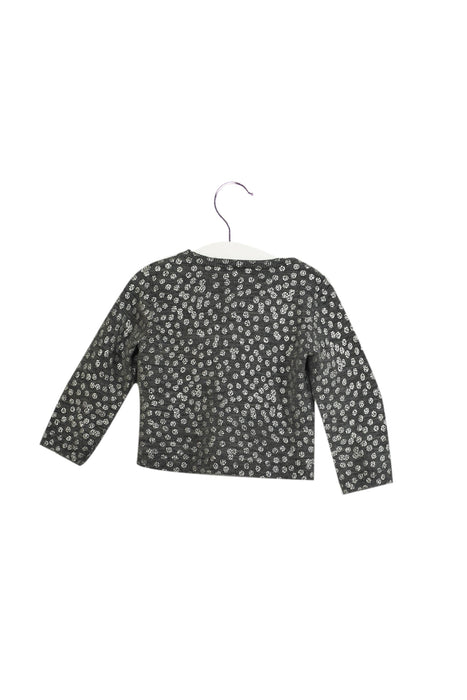 A Grey Cardigans from Bonpoint in size 12-18M for girl. (Back View)