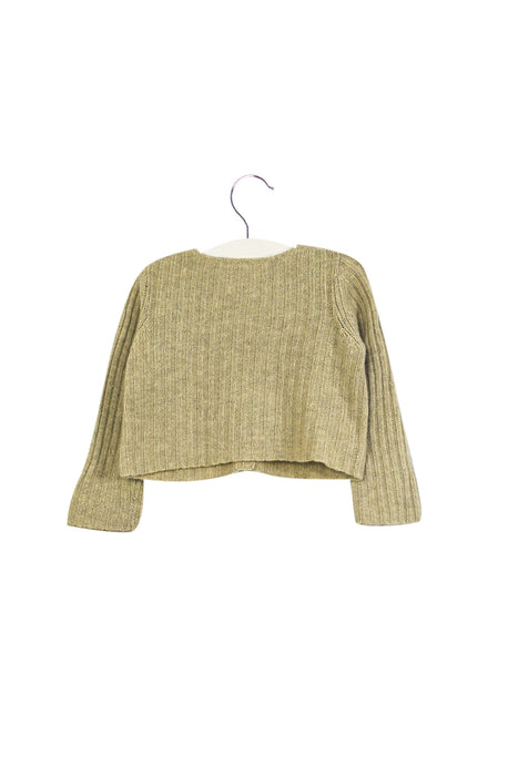 A Grey Cardigans from Bonpoint in size 12-18M for girl. (Back View)