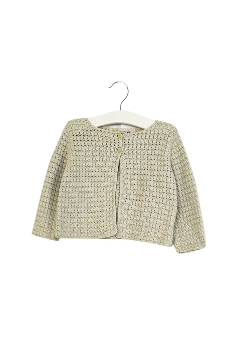 A Grey Cardigans from Bonpoint in size 12-18M for girl. (Front View)