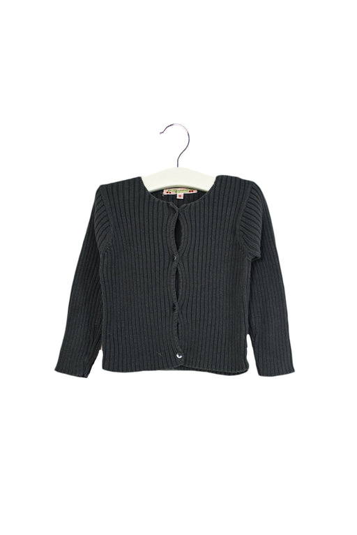 A Teal Cardigans from Bonpoint in size 12-18M for girl. (Front View)