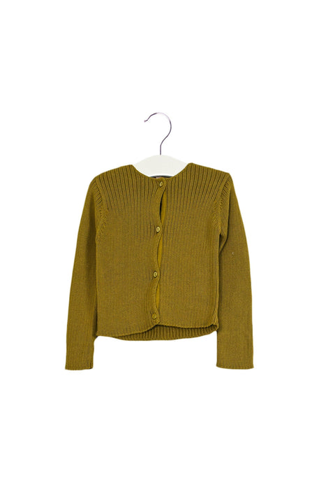 A Brown Cardigans from Bonpoint in size 12-18M for girl. (Front View)