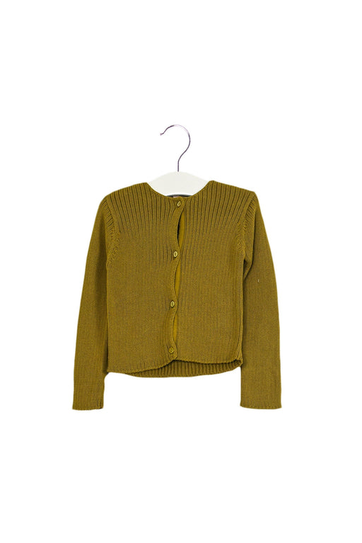 A Brown Cardigans from Bonpoint in size 12-18M for girl. (Front View)