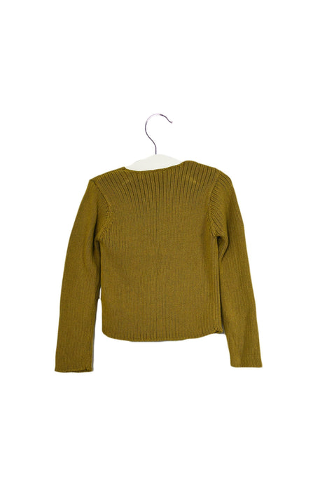 A Brown Cardigans from Bonpoint in size 12-18M for girl. (Back View)