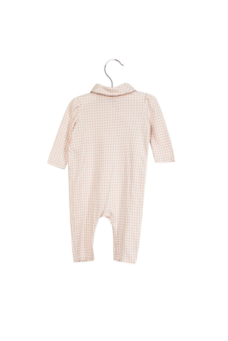 A Pink Long Sleeve Jumpsuits from Ralph Lauren in size 3-6M for girl. (Back View)