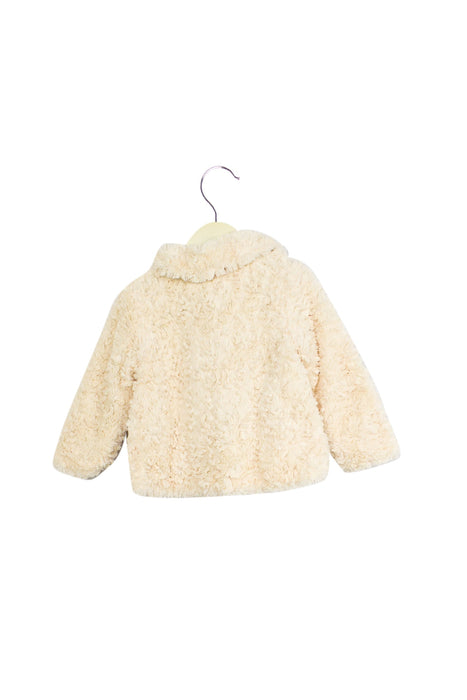A Ivory Lightweight Jackets from Chickeeduck in size 2T for girl. (Back View)