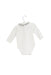 A White Long Sleeve Bodysuits from Jacadi in size 3-6M for girl. (Back View)