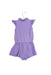 A Purple Rompers from Ralph Lauren in size 6-12M for girl. (Back View)
