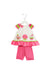 A Pink Shorts Sets from Rare Editions in size 3-6M for girl. (Front View)