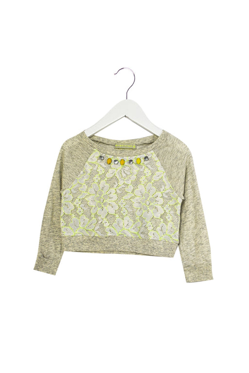 A Grey Crewneck Sweatshirts from Gingersnaps in size 2T for girl. (Front View)