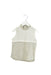 A White Sleeveless Dresses from Gingersnaps in size 12-18M for girl. (Front View)