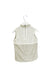 A White Sleeveless Dresses from Gingersnaps in size 12-18M for girl. (Back View)