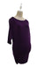 A Purple Long Sleeve Tops from Seraphine in size S for maternity. (Front View)