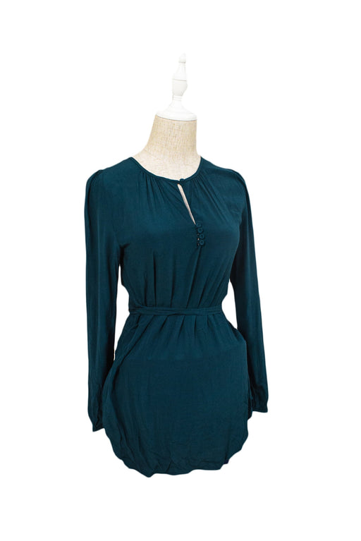 A Green Long Sleeve Tops from Seraphine in size XS for maternity. (Front View)