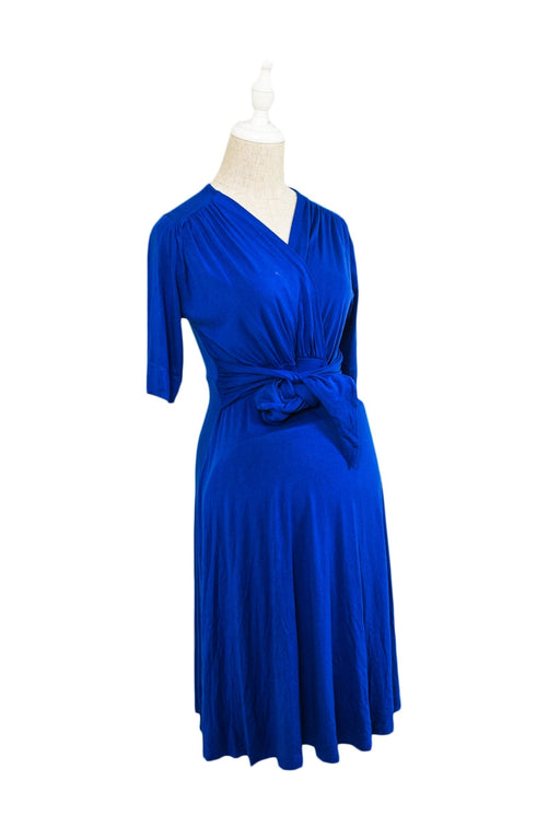 A Blue Short Sleeve Dresses from Maternal America in size XS for maternity. (Front View)