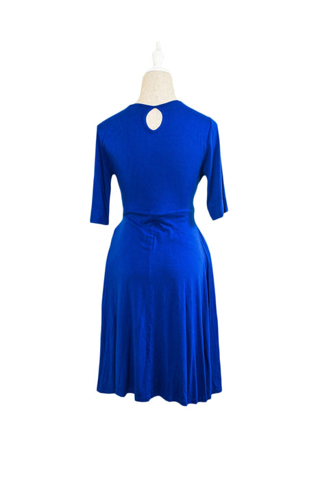 A Blue Short Sleeve Dresses from Maternal America in size XS for maternity. (Back View)
