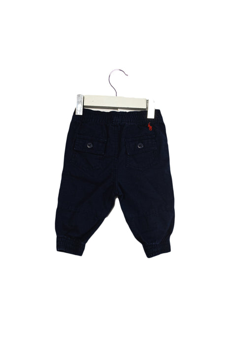 A Navy Casual Pants from Ralph Lauren in size 3-6M for boy. (Back View)