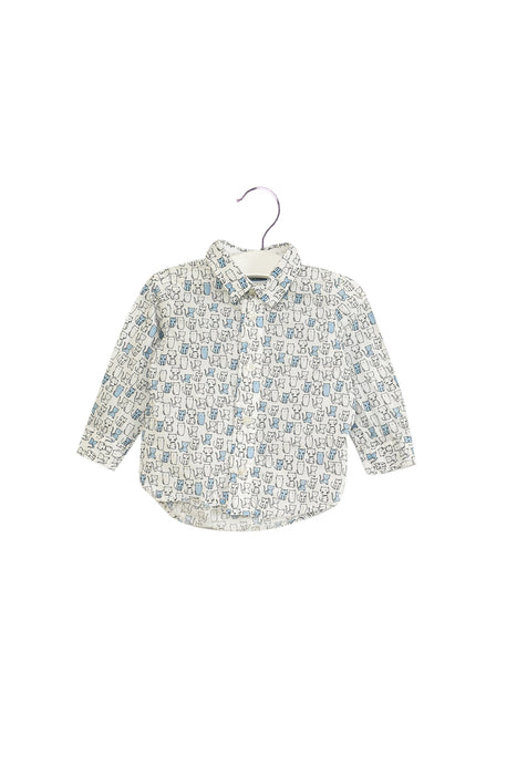 A White Shirts from Simonetta in size 3-6M for boy. (Front View)