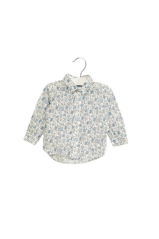 A White Shirts from Simonetta in size 3-6M for boy. (Front View)