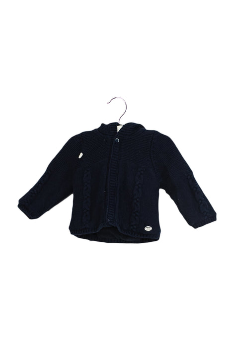 A Navy Knit Sweaters from Absorba in size 3-6M for girl. (Front View)