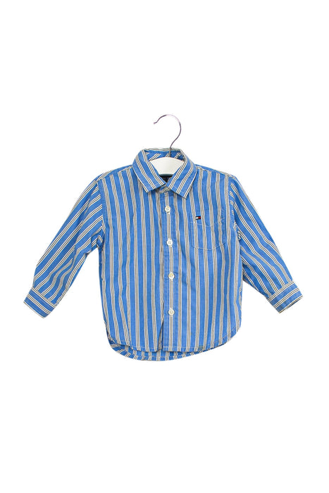 A Blue Shirts from Tommy Hilfiger in size 6-12M for boy. (Front View)