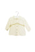 A Ivory Long Sleeve Tops from Marlot Paris in size 0-3M for girl. (Front View)
