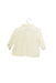 A Ivory Long Sleeve Tops from Marlot Paris in size 0-3M for girl. (Back View)