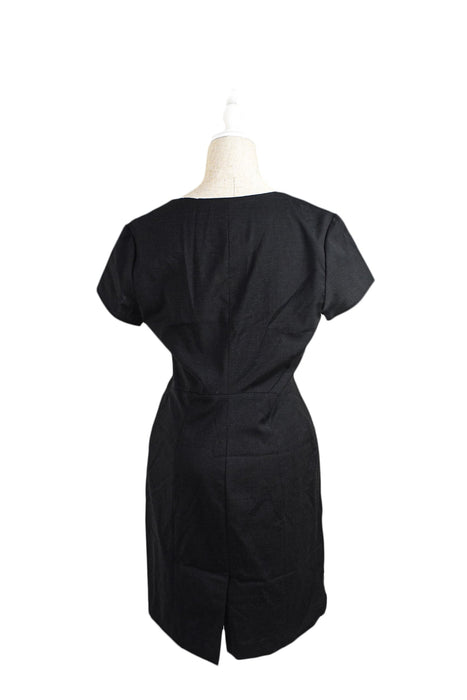 A Grey Short Sleeve Dresses from Seraphine in size S for maternity. (Back View)