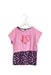 A Pink Short Sleeve Tops from Armani in size 10Y for girl. (Front View)