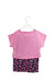 A Pink Short Sleeve Tops from Armani in size 10Y for girl. (Back View)