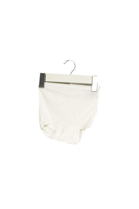 A White Bloomers from Petit Bateau in size 3-6M for neutral. (Front View)