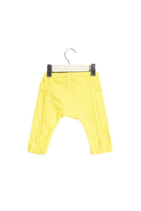 A Yellow Sweatpants from Seed in size 0-3M for neutral. (Back View)