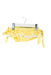 A Yellow Bloomers from Phi Clothing in size 6-12M for girl. (Front View)