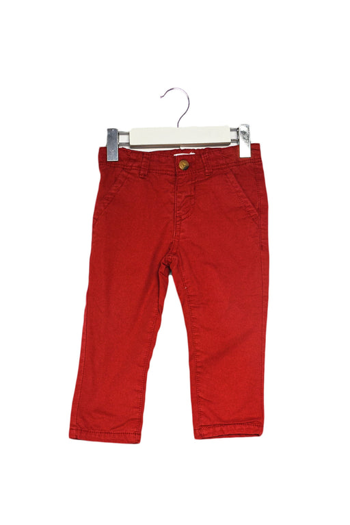 A Red Casual Pants from Bout'Chou in size 6-12M for boy. (Front View)