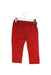 A Red Casual Pants from Bout'Chou in size 6-12M for boy. (Back View)