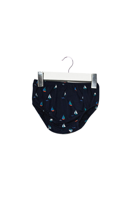 A Navy Bloomers from Janie & Jack in size 0-3M for girl. (Front View)