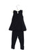 A Navy Sleeveless Tops from Armani in size 12-18M for girl. (Back View)