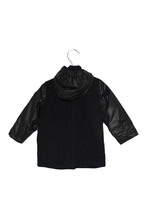 A Black Lightweight Jackets from IKKS in size 6-12M for boy. (Back View)