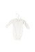 A White Long Sleeve Bodysuits from Jacadi in size 0-3M for boy. (Front View)