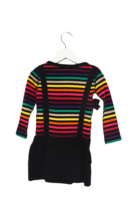 A Multicolour Long Sleeve Dresses from Rykiel Enfant in size 2T for girl. (Back View)