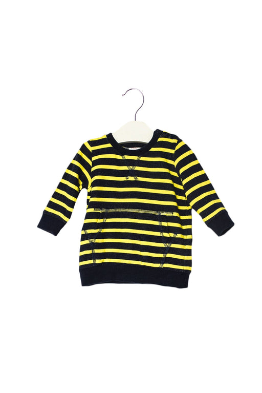 A Yellow Knit Sweaters from Seed in size 0-3M for boy. (Front View)