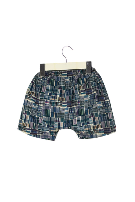 A Blue Shorts from Makie in size 3-6M for boy. (Back View)