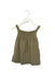 A Grey Sleeveless Dresses from Bonpoint in size 3-6M for girl. (Front View)