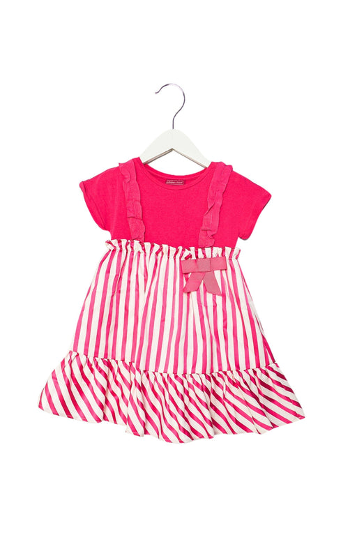 A Pink Short Sleeve Dresses from Nicholas & Bears in size 3T for girl. (Front View)