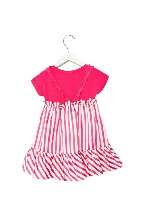 A Pink Short Sleeve Dresses from Nicholas & Bears in size 3T for girl. (Back View)