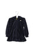 A Navy Zippered Sweatshirts from Juicy Couture in size 12-18M for girl. (Front View)